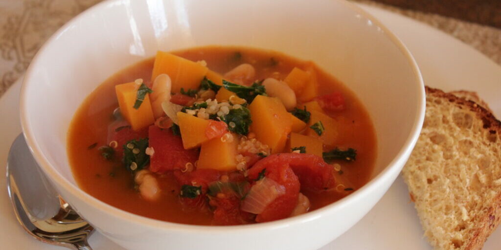 Butternut Squash Kale and Quinoa Soup (5)