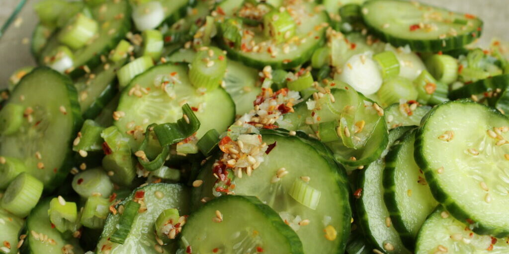 Sweet and Sour Cucumber Salad