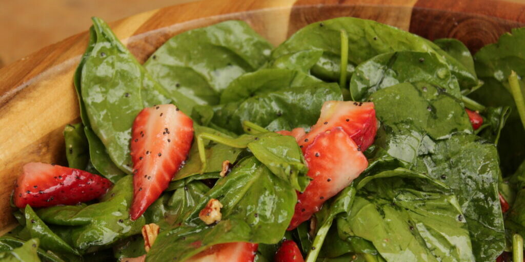 Strawberry Spinach Salad